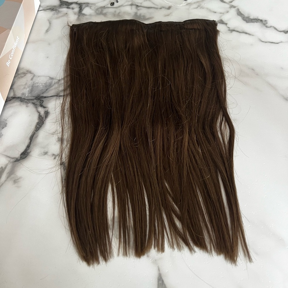 Zala Halo hair extension chestnut brown